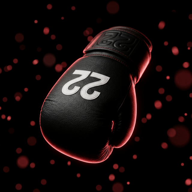 Guantes de boxeo 22BG en desarrollo